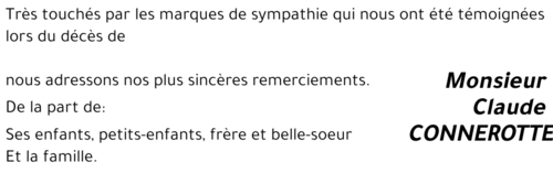 Claude CONNEROTTE