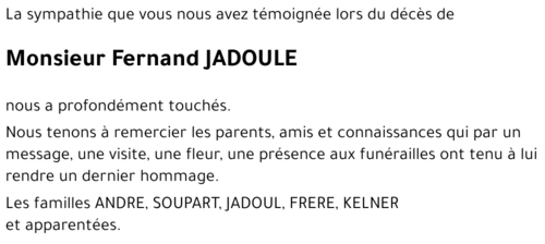 Fernand JADOULE