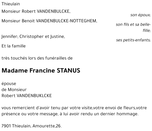 Francine Stanus