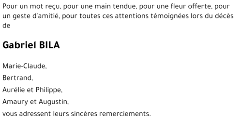 Gabriel BILA