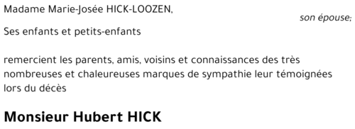 Hubert HICK