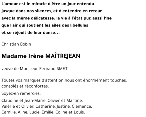 Irène Maîtrejean