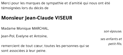 Jean-Claude VISEUR