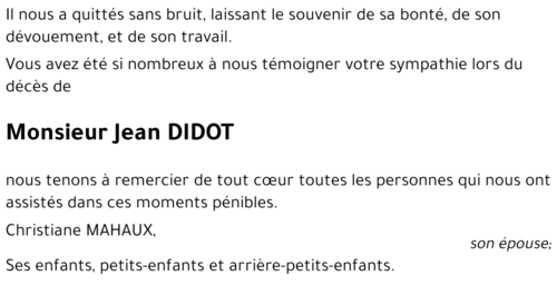 Jean DIDOT