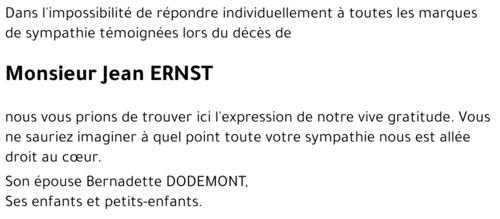 Jean ERNST