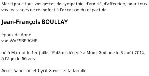 Jean-François BOULLAY
