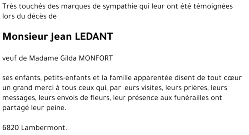 Jean LEDANT