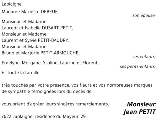 Jean PETIT
