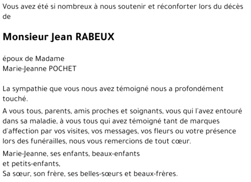 Jean RABEUX