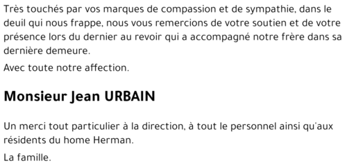 Jean URBAIN