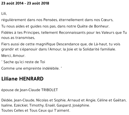 Liliane HENRARD