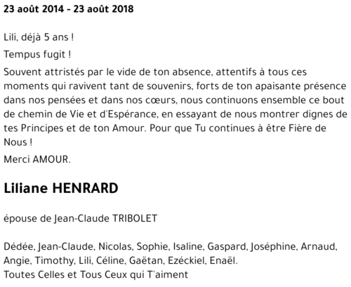 Liliane HENRARD