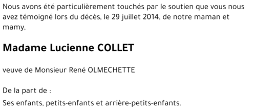 Lucienne COLLET