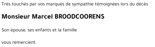 Marcel BROODCOORENS