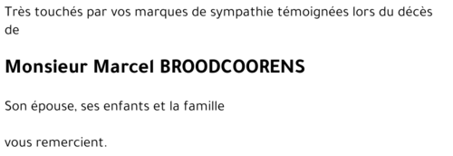 Marcel BROODCOORENS