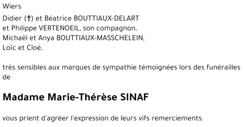 Marie-Thérèse SINAF