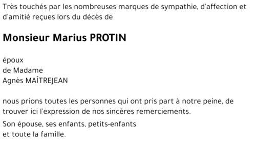 Marius PROTIN