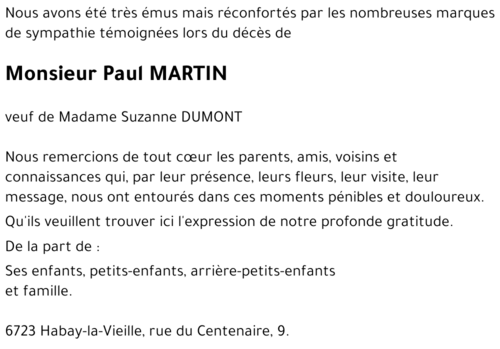 Paul MARTIN