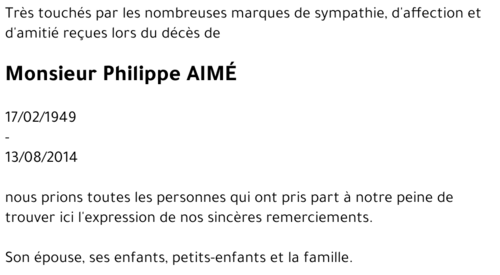 Philippe AIMÉ
