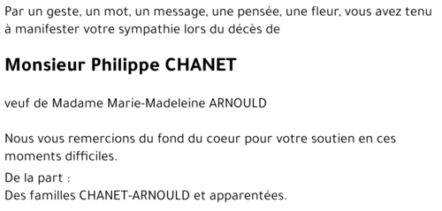 Philippe CHANET