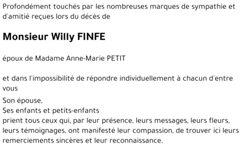 Willy FINFE