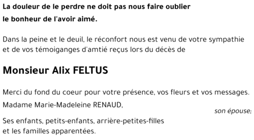 Alix FELTUS