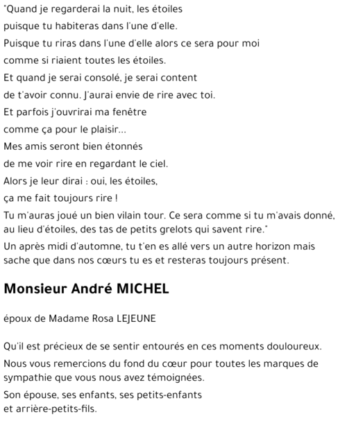 André MICHEL