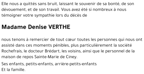 Denise VERTHE
