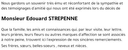 Edouard STREPENNE