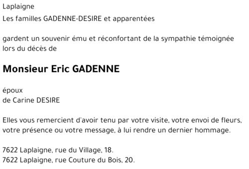 Eric GADENNE