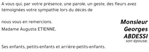 Georges ABDESSI
