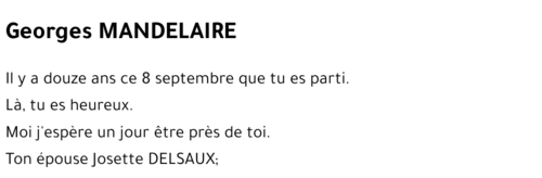 Georges MANDELAIRE
