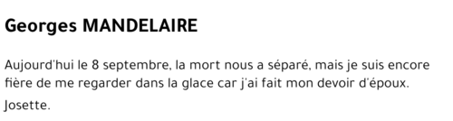 Georges MANDELAIRE