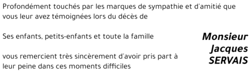 Jacques SERVAIS