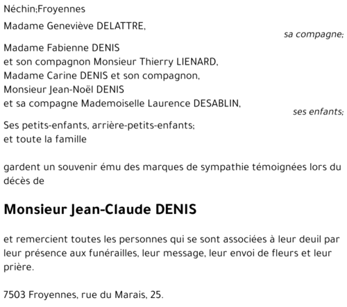Jean-Claude DENIS