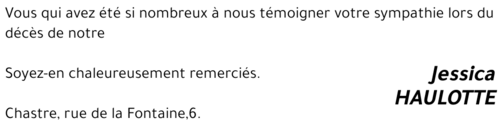 Jessica HAULOTTE