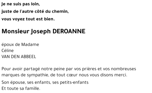 Joseph DEROANNE