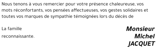 Michel JACQUET