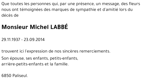 Michel LABBÉ