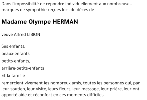 Olympe HERMAN