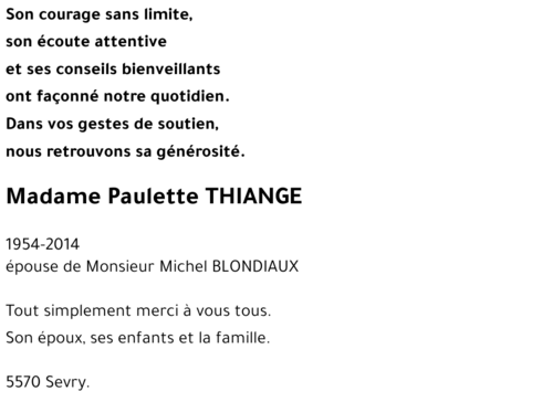 Paulette THIANGE