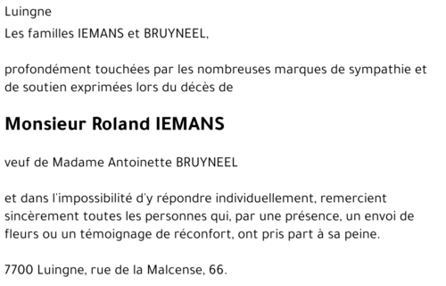 Roland IEMANS