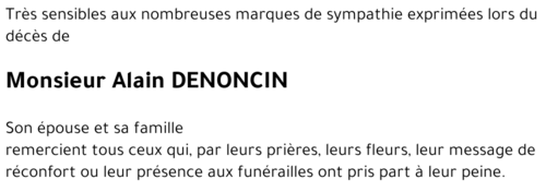 Alain DENONCIN