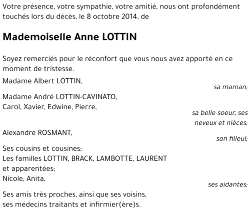 Anne LOTTIN