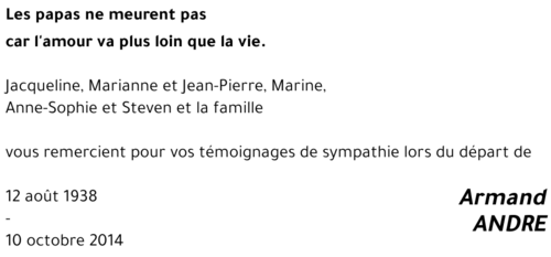 Armand ANDRE