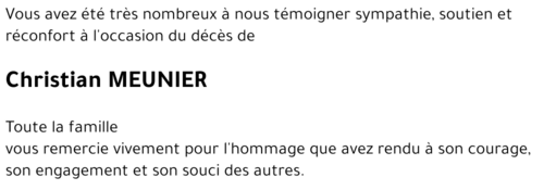 Christian MEUNIER