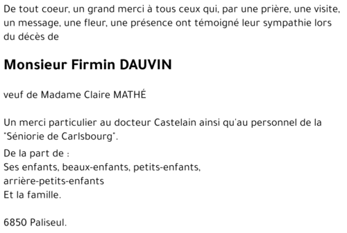 Firmin DAUVIN