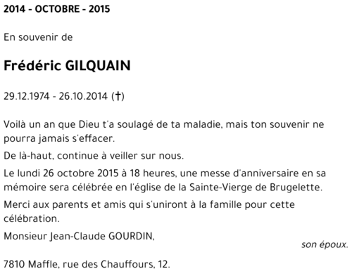 Frédéric GILQUAIN