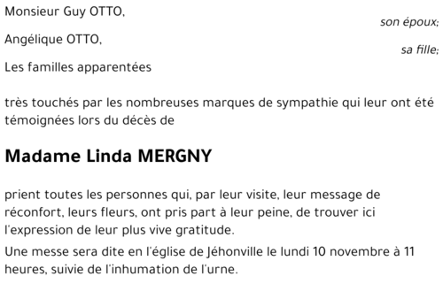 Linda MERGNY