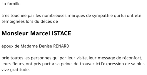 Marcel ISTACE